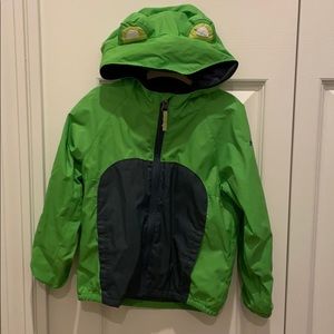 3T Columbia Sportswear kids rain jacket- Frog